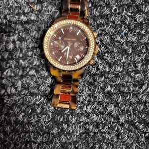 Michael Kors Tourtuise shell watch
